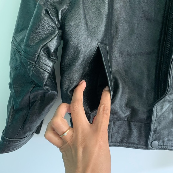 Wilda Genuine Leather American Flag Jacket - Picture 4 of 7